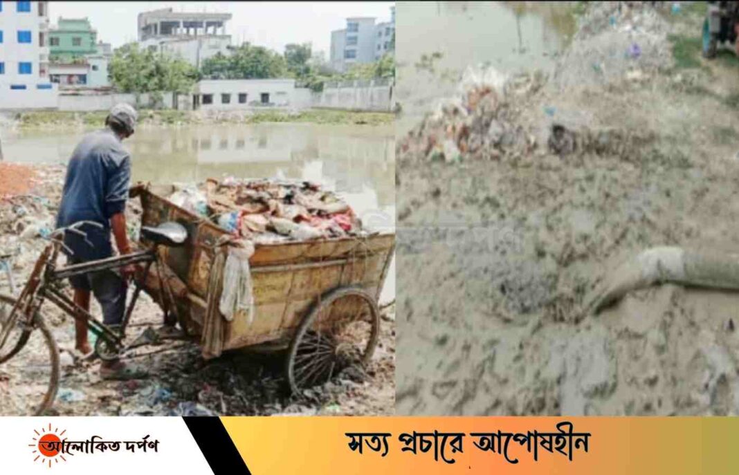 দিনের আলোতে রাসিকী কাউন্সিলরের অভিনব কায়দায় পুকুর হত্যার আয়োজন