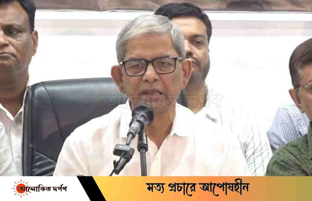 ক্ষমতাসীনদের প্রশ্রয়ে বেনজীর দেশ ছেড়েছে: মির্জা ফখরুল