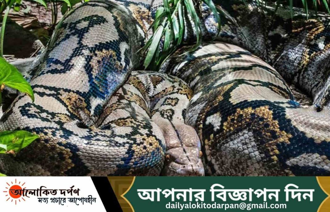 তিনদিন ধরে নিখোঁজ নারীকে ১৬ফুট পাইথনের পেট থেকে উদ্ধার