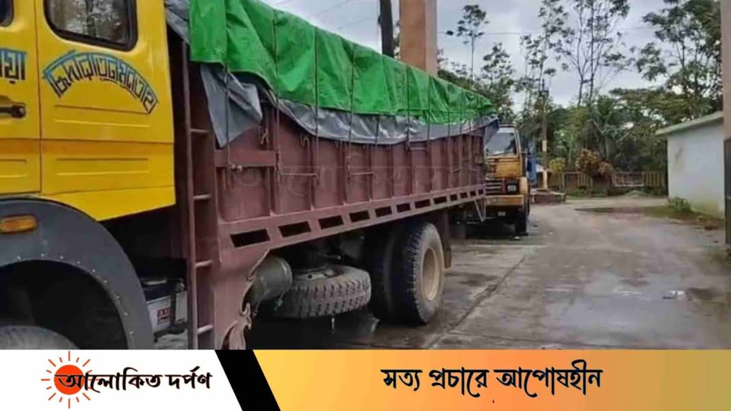 সিলেট ১ কোটি টাকার চোরাই চিনিভর্তি ট্রাক আটক