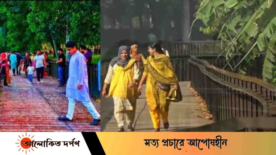 ঢাকার রমনা পার্কে দর্শনার্থীদের ভিড় বাড়ছে ঢাকার রমনা পার্কে দর্শনার্থীদের ভিড় বাড়ছে