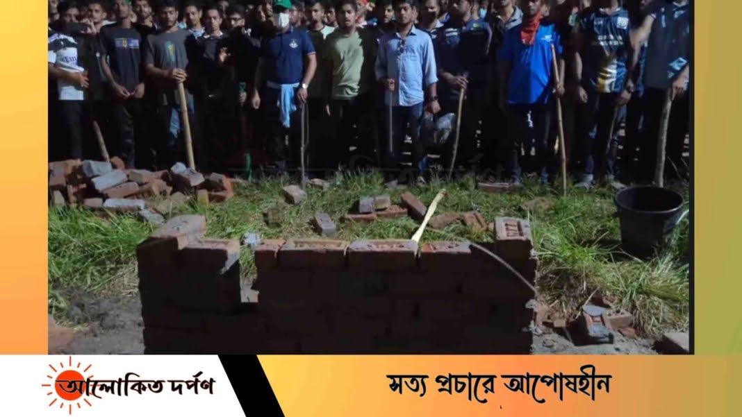 কোটা আন্দোলনে নিহত ব্যক্তিদের স্মরণে ববিতে স্মৃতিসৌধ নির্মাণ