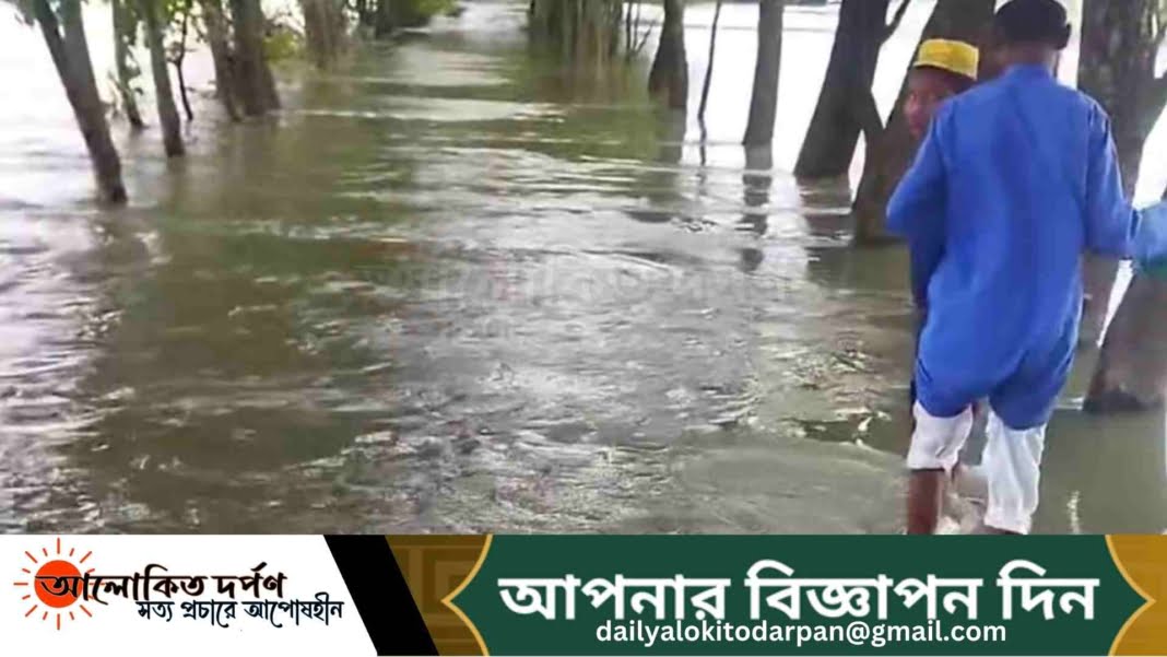 ফুলবাড়ীতে ভারী বর্ষণে নিম্নাঞ্চল প্লাবিত ফুলবাড়ীতে ভারী বর্ষণে নিম্নাঞ্চল প্লাবিত