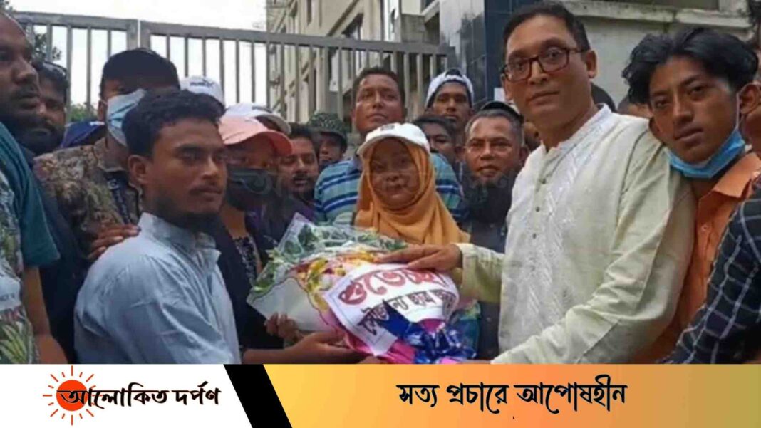 আশুলিয়া থানা পুলিশের কার্যক্রম শুরু, স্বাগত জানাল শিক্ষার্থীরা