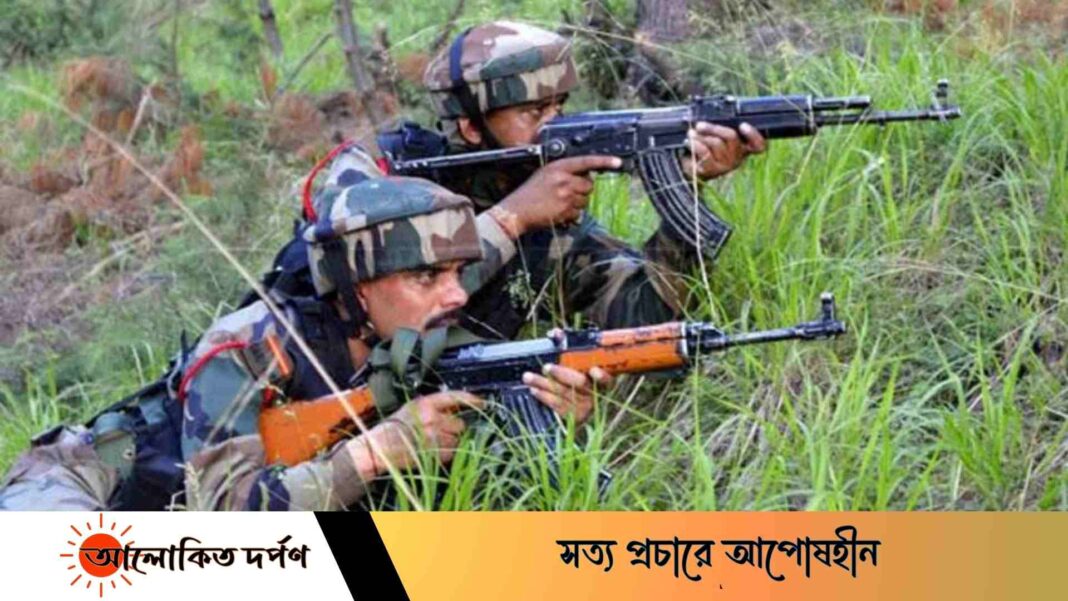 তেতুলিয়ায় সীমান্তে চোরাকারবারিদের লক্ষ্য করে বিজিবির গুলি