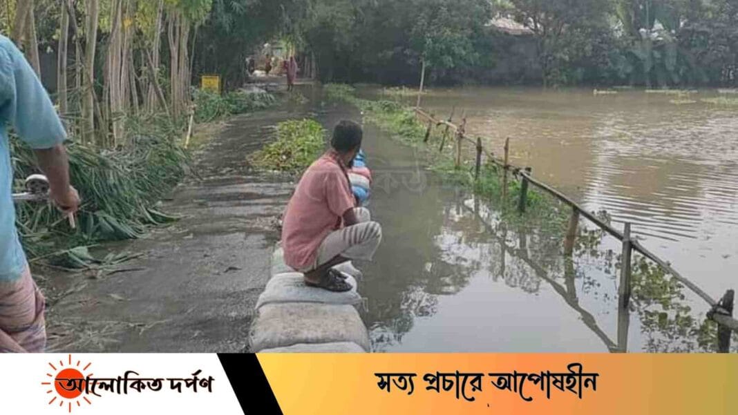 কমতে শুরু করছে তিস্তার পানি, ভোগান্তিতে পড়ছে বানভাসি মানুষ