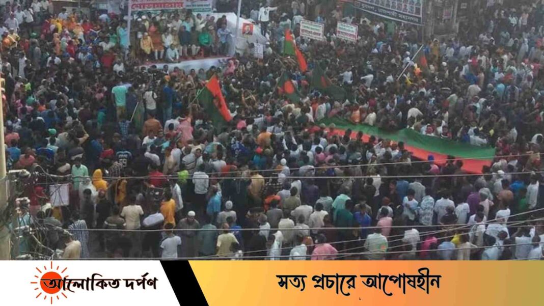 দীর্ঘ ১৬ বছর পর রাজশাহীতে স্বস্তিতে সমাবেশ করলো বিএনপি 