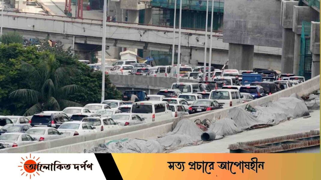 তেজগাঁওয়ে কারিগরি শিক্ষার্থীদের ছয় দফা দাবিতে সড়ক অবরোধ