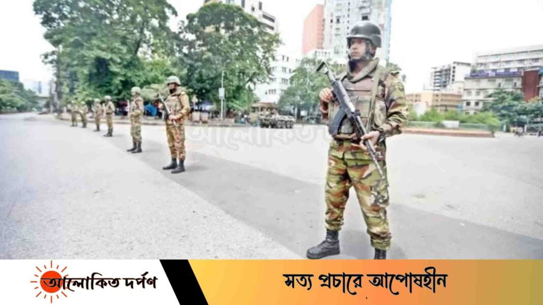 শিল্পাঞ্চল সাভার-আশুলিয়ায় টহলে সেনাবাহিনী, পরিস্থিতি শান্ত