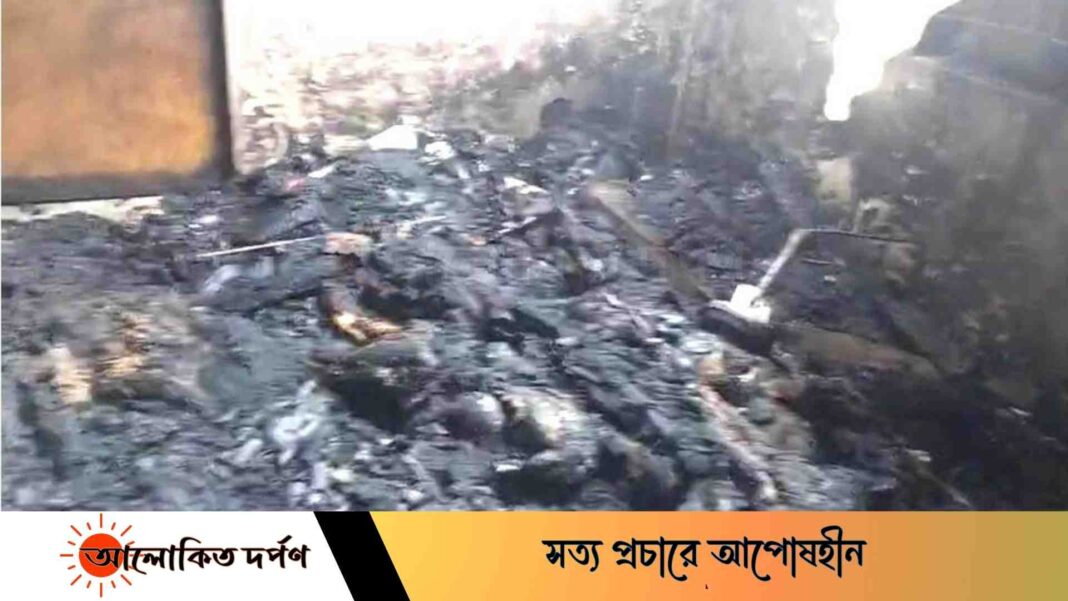 সুনামগঞ্জে আশ্রয়ণ প্রকল্পের ঘরে আগুন, একই পরিবারের ৬ জনের মৃত্যু