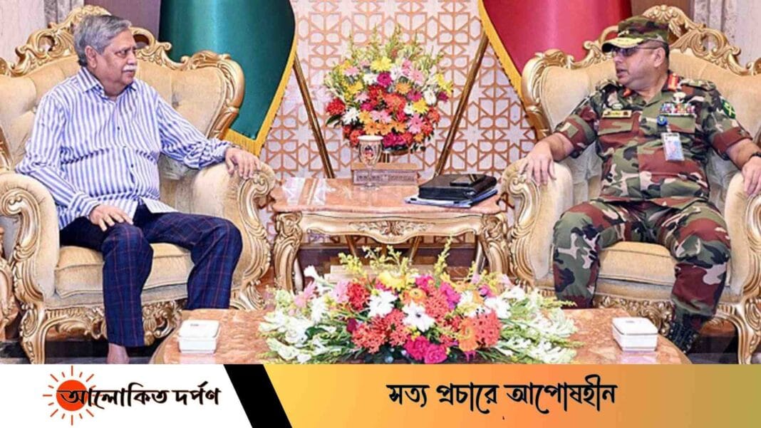 রাষ্ট্রপতির সঙ্গে সেনাপ্রধান ওয়াকার-উজ-জামানের সাক্ষাৎ