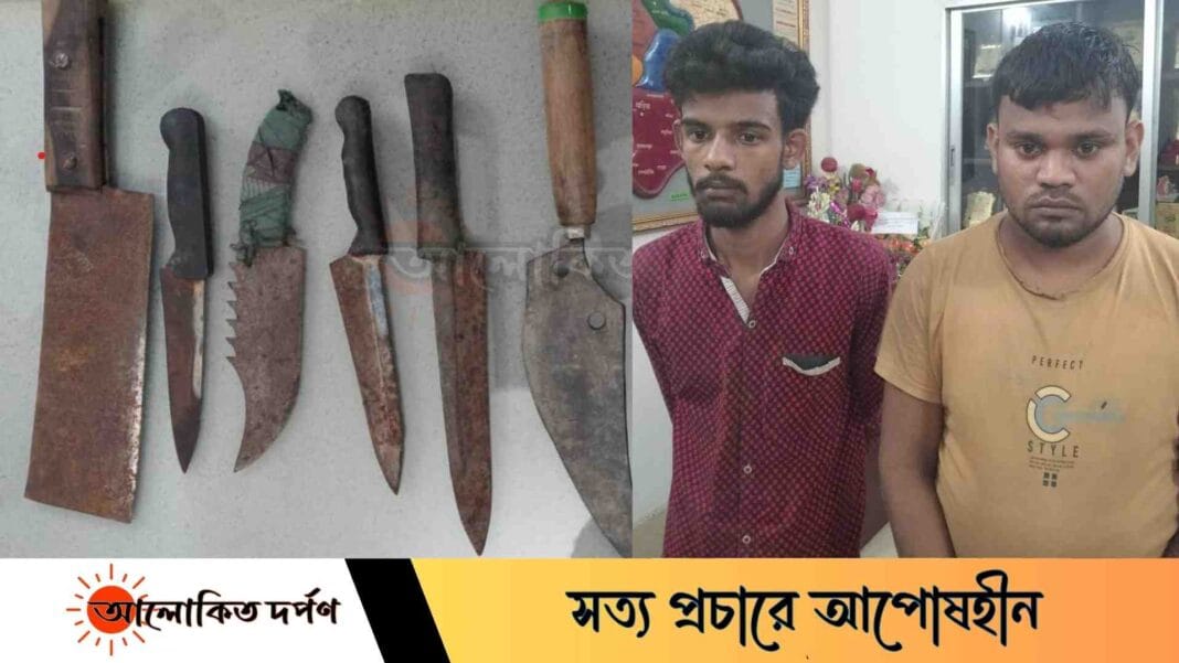 বগুড়ায় যৌথ বাহিনীর অভিযানে অস্ত্রসহ দুইজন গ্রেফতার