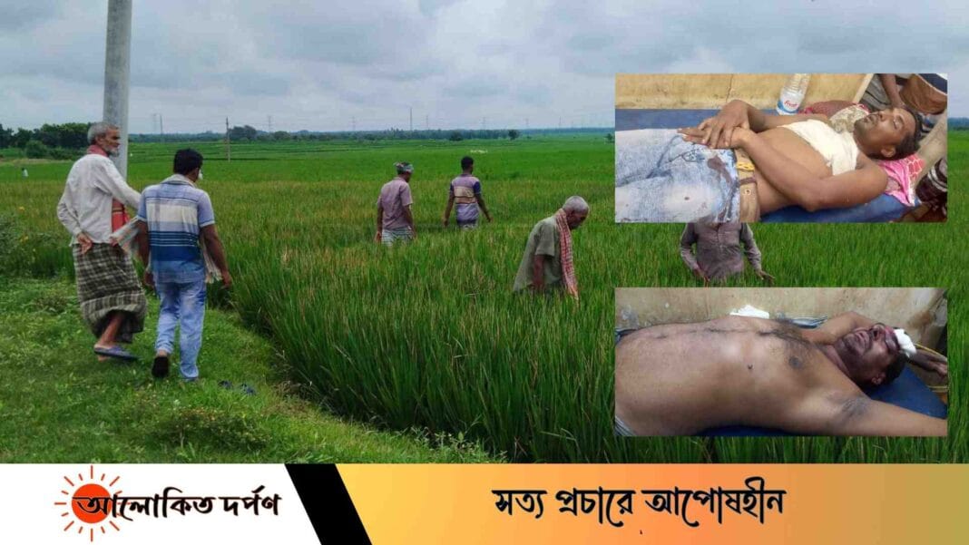 গোমাস্তাপুরে লিজ নেয়া জমি দখলে নিতে ৪কৃষককে পিটিয়ে আহত
