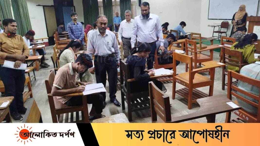 পবিপ্রবিতে কৃষি গুচ্ছ ভর্তি পরীক্ষায় উপস্থিতি অর্ধেক পবিপ্রবিতে কৃষি গুচ্ছ ভর্তি পরীক্ষায় উপস্থিতি অর্ধেক