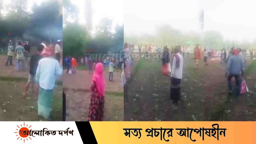 রায়পুরায় টেঁটা নিয়ে গ্রামবাসীর সংঘর্ষ, ১০জন আ'হ'ত