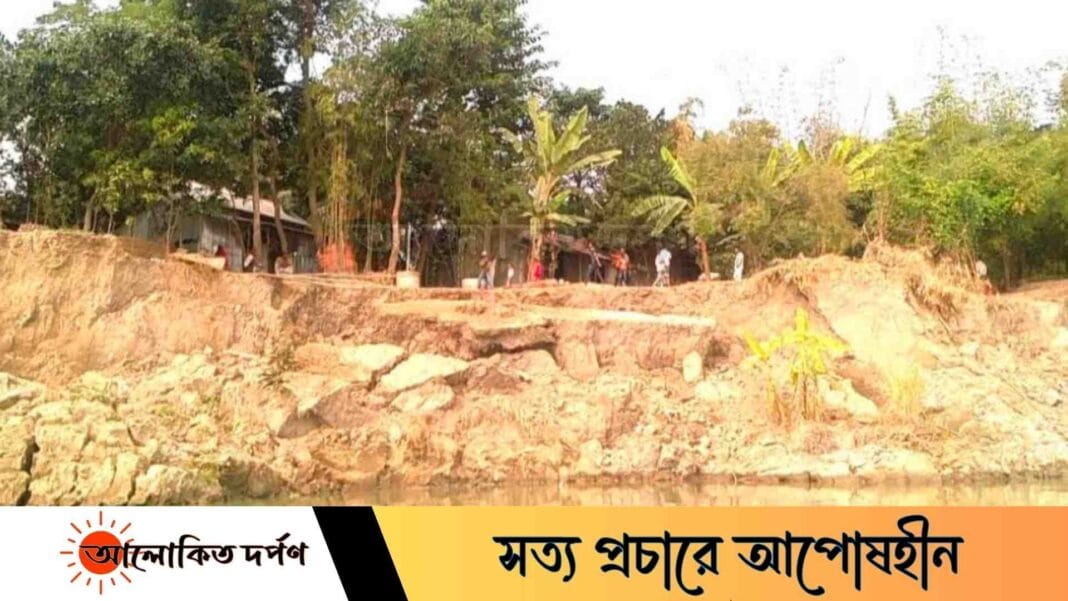 নদীভাঙনের কবলে সুনামগঞ্জের ব্রাক্ষ্রণগাঁও: ৫ শতাধিক পরিবার বিপর্যস্ত