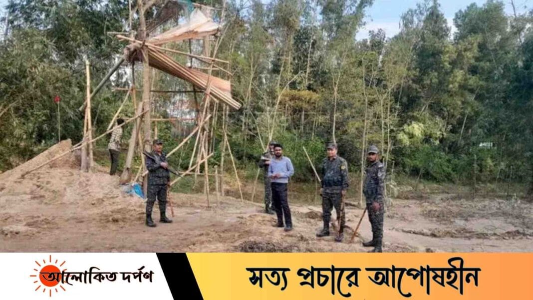 নালিতাবাড়ীতে অবৈধ বালু উত্তোলনের বিরুদ্ধে অভিযান নালিতাবাড়ীতে অবৈধ বালু উত্তোলনের বিরুদ্ধে অভিযান