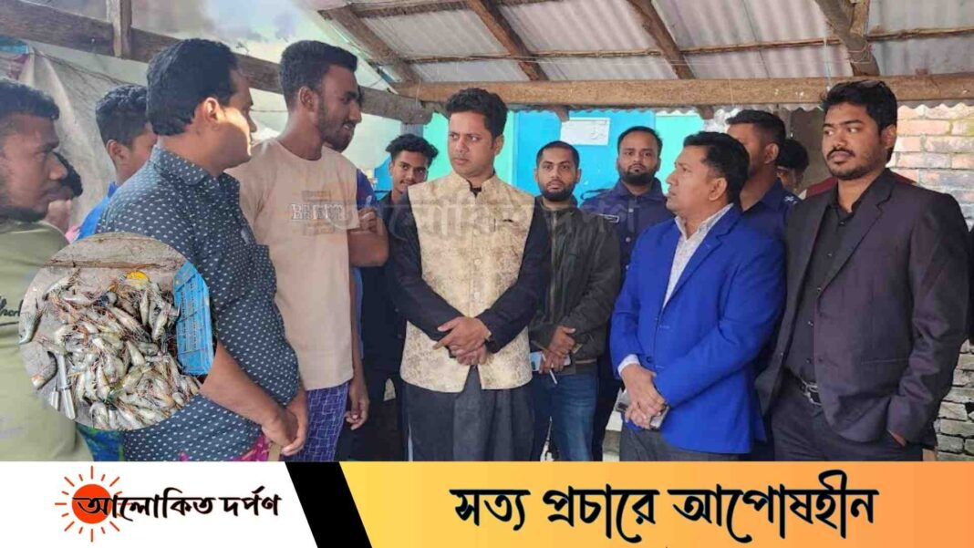 দেবহাটায় চিংড়িতে অপদ্রব্য পুশ, ব্যবসায়ীকে ১ লাখ টাকা জরিমানা দেবহাটায় চিংড়িতে অপদ্রব্য পুশ, ব্যবসায়ীকে ১ লাখ টাকা জরিমানা