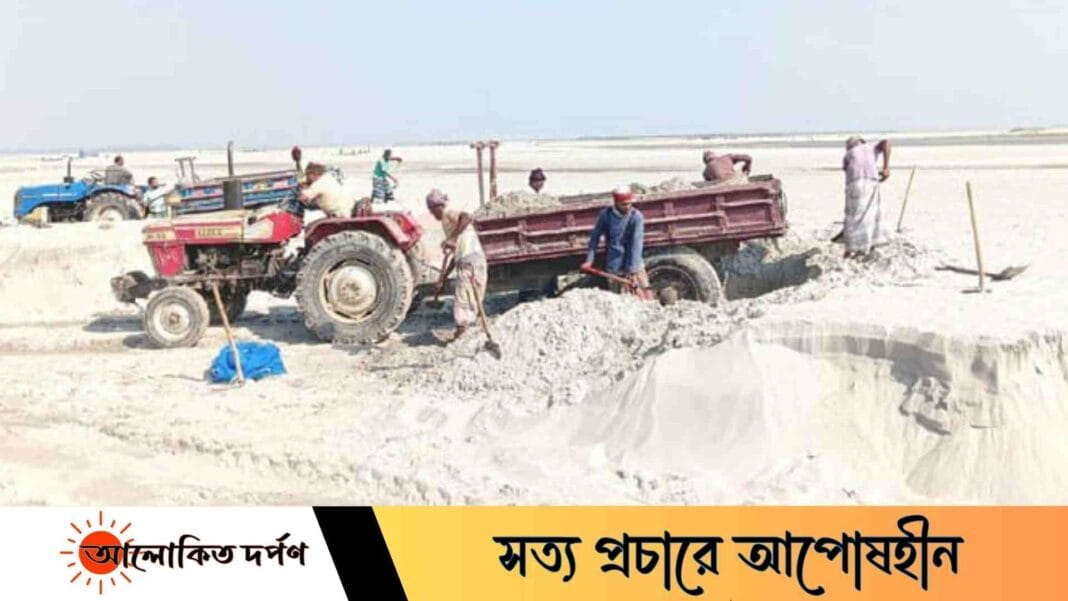 কুড়িগ্রামে বালু ও মাটি বিক্রির অবৈধ উৎসব, হুমকিতে পরিবেশ ও জনজীবন