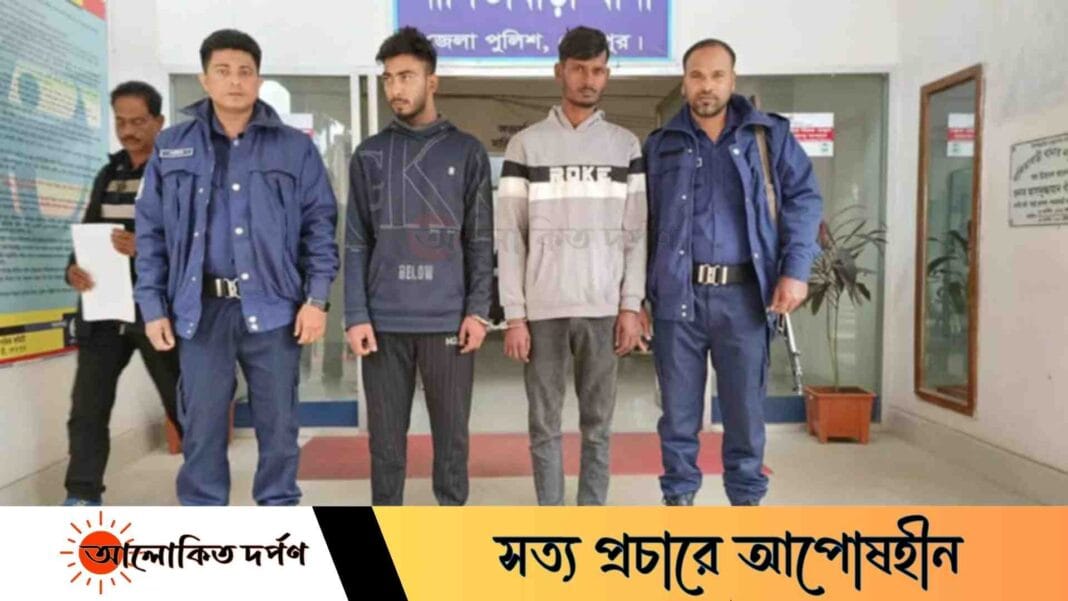 নালিতাবাড়ীতে সিএনজিতে ছাগল চুরি, দুই যুবক আটক