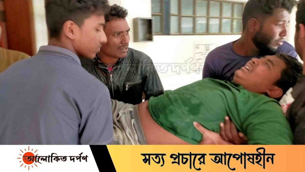 ইসলামী বিশ্ববিদ্যালয়ে নির্মাণাধীন ভবন থেকে পড়ে শ্রমিক গুরুতর আহত