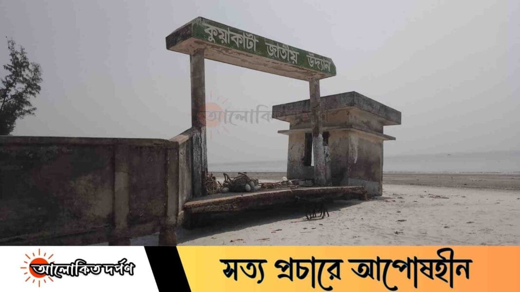 সমুদ্রগর্ভে বিলীন হচ্ছে কুয়াকাটা জাতীয় উদ্যান সমুদ্রগর্ভে বিলীন হচ্ছে কুয়াকাটা জাতীয় উদ্যান