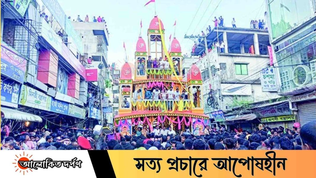 ধামরাইয়ে যশোমাধবের উল্টো রথে পদদলিত হয়ে আহত ১০, আশঙ্কাজনক ৩