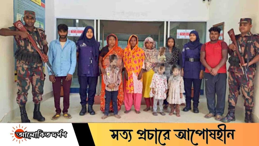 শেরপুর সীমান্ত দিয়ে নারী-শিশুসহ ১০ জনকে পুশইন করলো বিএসএফ শেরপুর সীমান্ত দিয়ে নারী-শিশুসহ ১০ জনকে পুশইন করলো বিএসএফ