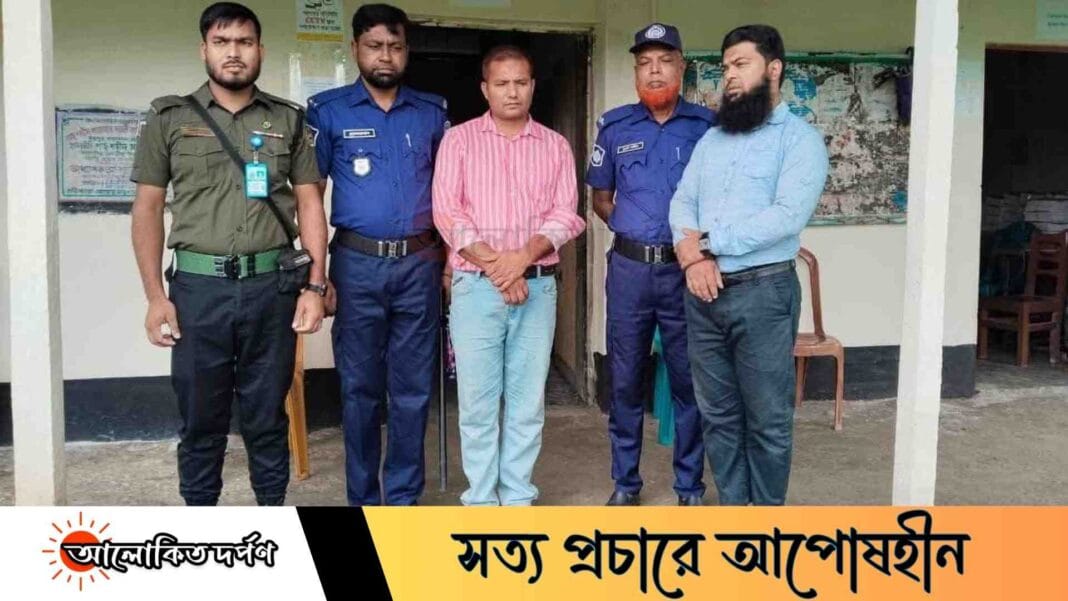 তারাকান্দায় পরীক্ষা শেষে ওএমআর শিট পূরণ, দুই শিক্ষক আটক