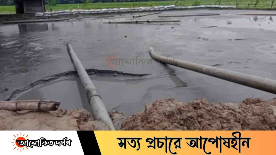 রামগঞ্জে গ্রাম পুলিশ ভাতিজার ছত্রছায়ায় অবৈধ বালু উত্তোলন, ক্ষোভে ফুঁসছে এলাকাবাসী