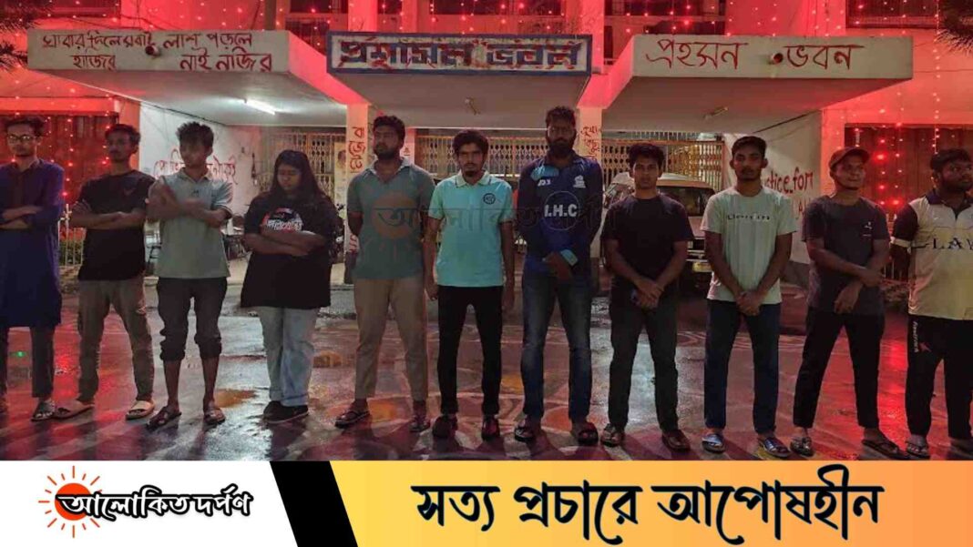 ইবিতে সাজিদ হত্যার সিসিটিভি ফুটেজ ইস্যুতে শিক্ষার্থীদের মানববন্ধন ইবিতে সাজিদ হত্যার সিসিটিভি ফুটেজ ইস্যুতে শিক্ষার্থীদের মানববন্ধন