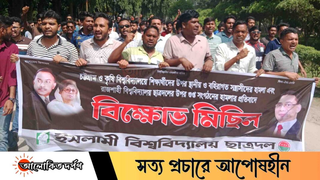 রাবিতে ছাত্রদলের উপর গুপ্তরা হামলা করেছে, ইবি শাখা ছাত্রদলের আহ্বায়ক 