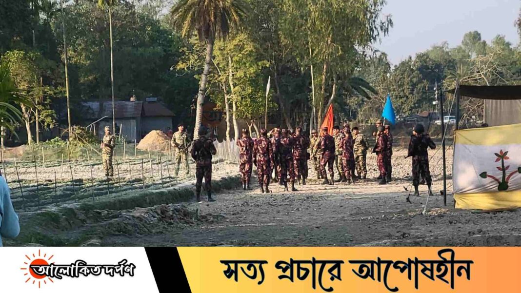 সীমান্তে রাস্তা নির্মাণ ইস্যুতে বিজিবি–বিএসএফের ব্যাটালিয়ন পর্যায়ে পতাকা বৈঠক