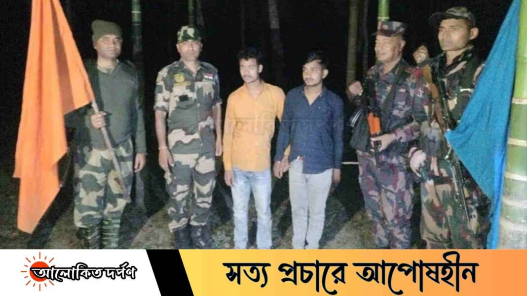 ফুলবাড়ী সীমান্তে আটক ভারতীয় দুই যুবককে ফেরত দিল বিজিবি