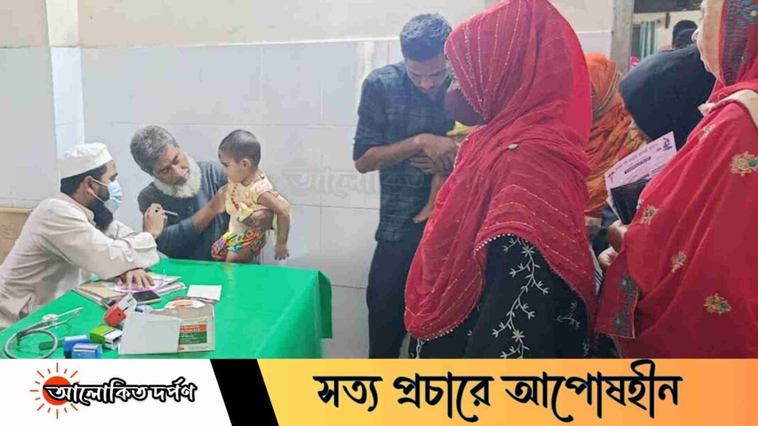 ফুলবাড়ীতে হাসপাতালে বাড়ছে শিশু রোগী