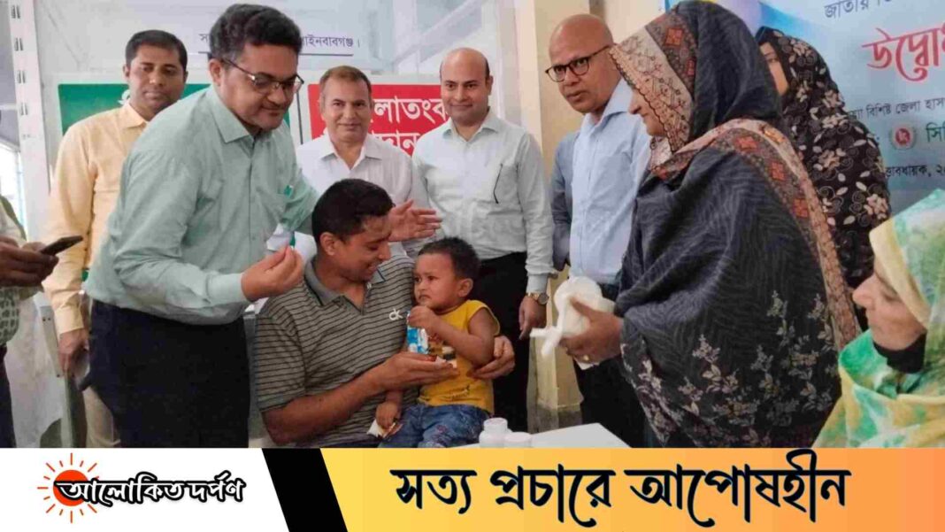 চাঁপাইনবাবগঞ্জে জাতীয় ভিটামিন ‘এ’ প্লাস ক্যাম্পেইনের উদ্বোধন