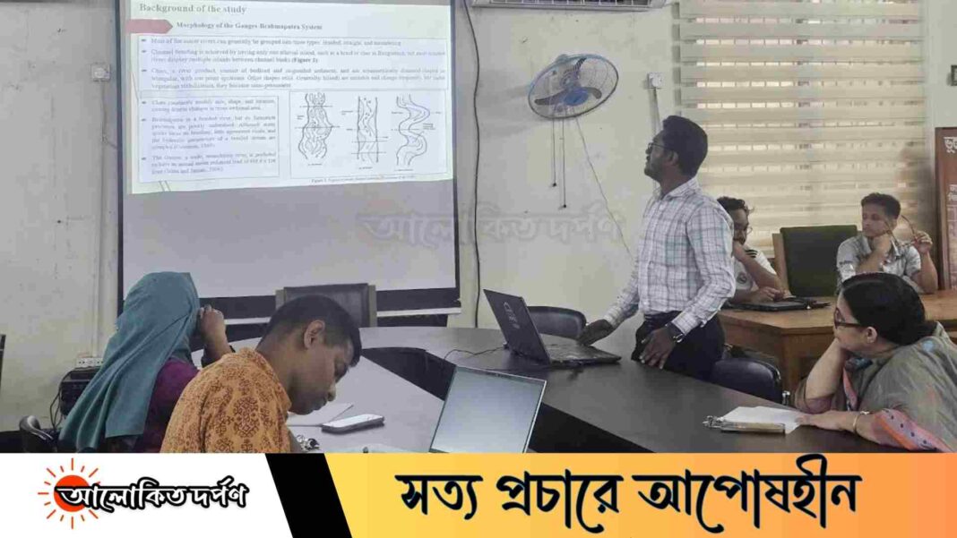 এআই ও রিমোট সেন্সিং প্রযুক্তিতে পদ্মা নদীর গতিশীলতা মূল্যায়ন নিয়ে জবিতে গবেষণা