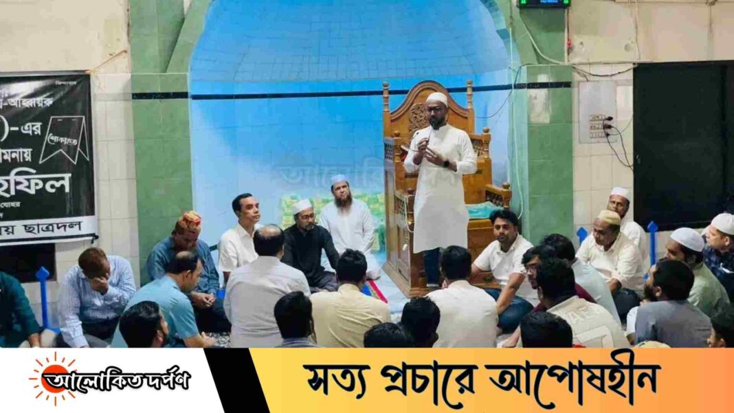 জবি ছাত্রদল নেতা রুমির মায়ের রুহের মাগফিরাত কামনায় মিলাদ ও দোয়া মাহফিল
