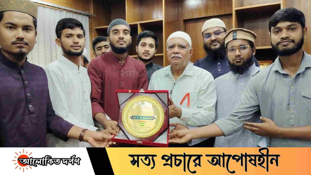ইবির নবনিযুক্ত উপ-উপাচার্যকে জমিয়তে তালাবায়ে আরাবিয়ার সংবর্ধনা